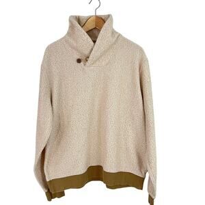 L.L.Bean Men's Heritage Marled Fleece Pullover Sweater Men Size Large